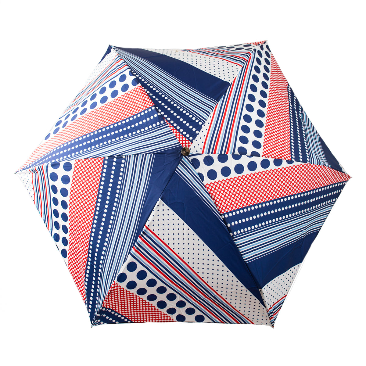 圓點條紋折疊傘